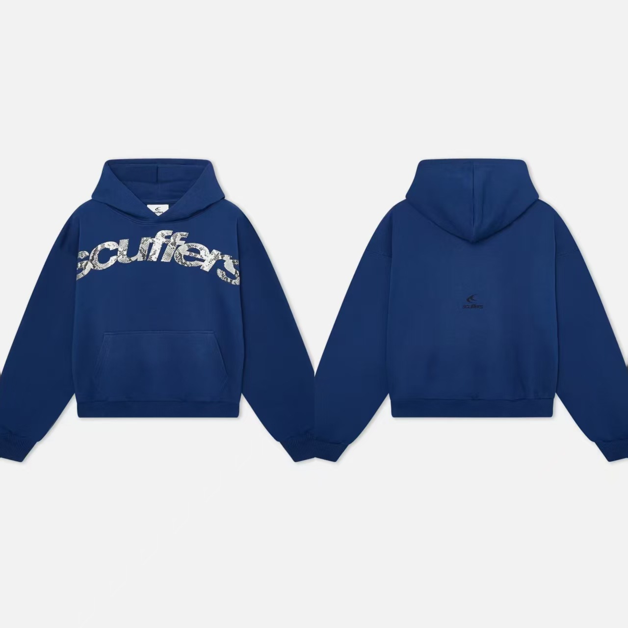 Scuffers Animal Hoodie Blue