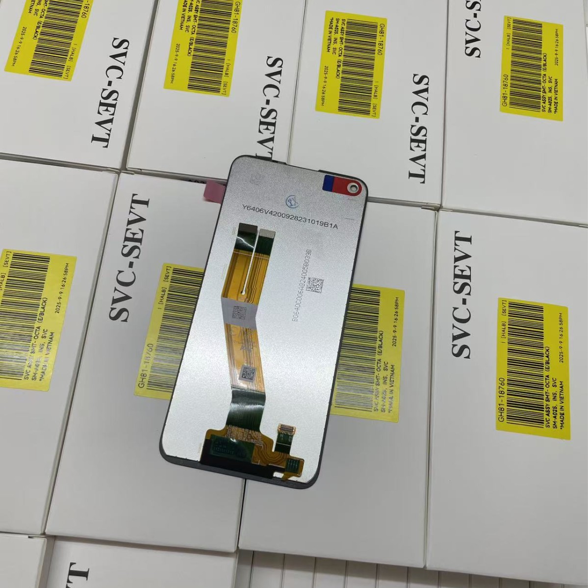 Aplicable a Galaxy Samsung A11 / M11 conjunto de pantalla LCD con marco de alta calidad A11 pantalla original total