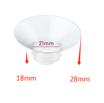 Amazon usable brida bomba calibre telescópica boca pequeño pezón tamaño pequeño trompeta cubierta convertidor desnudo