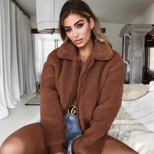 eBay Western Autumn and Winter Warm Fleece Jacket Top for Women