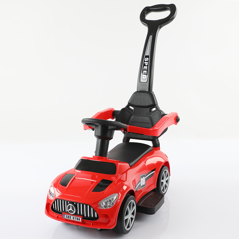 Carro para niños, coche torcido, 1-3 años, coche de juguete para bebés, coche, rueda universal, coche antideslizante