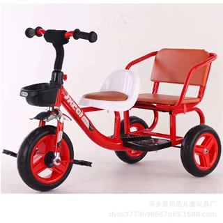 厂家 双人儿童三轮车小孩三轮车自行车儿童三轮车脚踏表演车