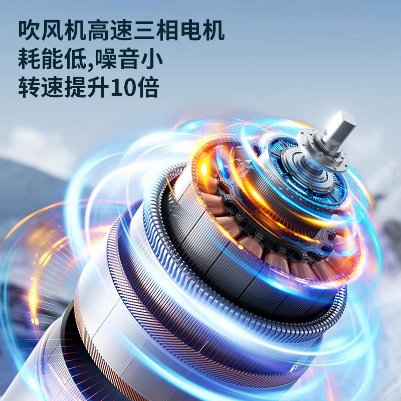 2025 новое охлаждающее переносное ручной вентилятор USB Wuji регулировка скорости 100 скоростей портативная мощная ветер ледяное сжатие маленький вентилятор