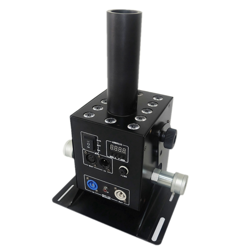 Máquina de Columna de Dióxido de Carbono LED, Máquina de Niebla de Agua Multicolor Multiángulo para Bodas, Máquina de Humo para Actuaciones en Escenarios y Bares