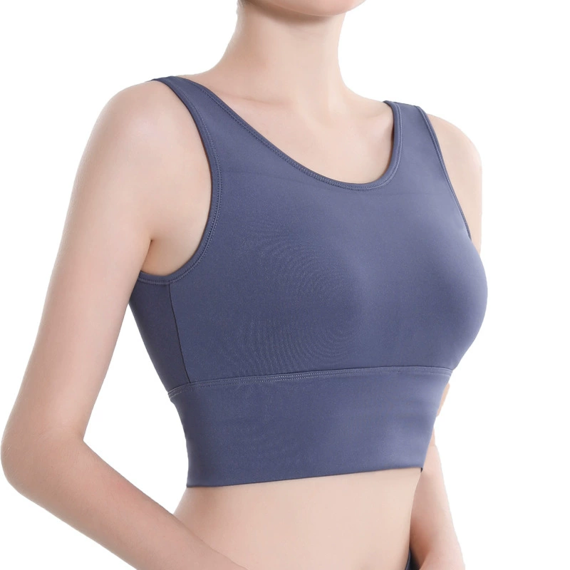 Fashionable tank top, sports bra, supporting underwear for gym, European style, beautiful back