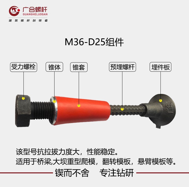 现货供应 爬锥螺母爬模 爬升锥 定位锥 圆台锥形螺母 锥形螺母