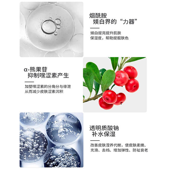 Arbutin stock solution for removing chloasma, dermal spots, sunburn and freckle removing solution for whitening and inhibiting melanin beauty salon spot dissolving solution
