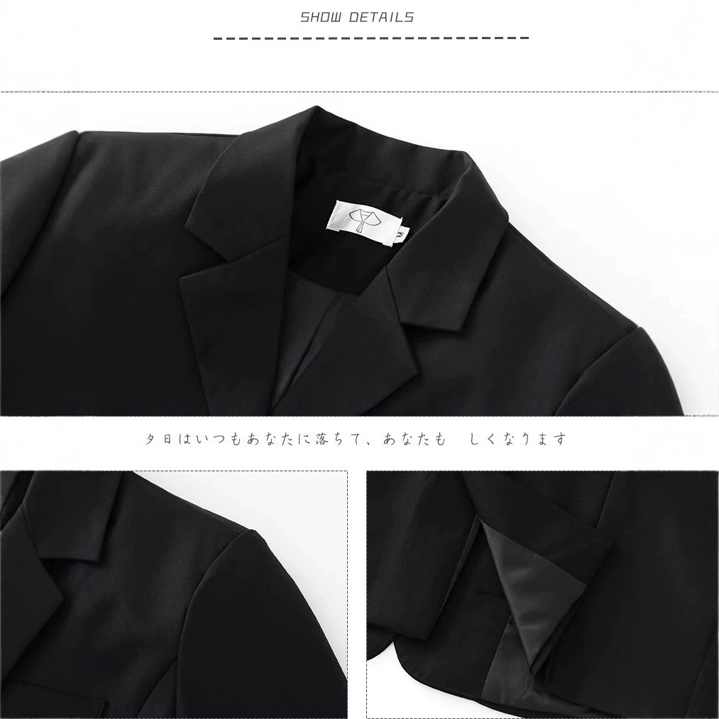 Д demi-сезона классический костюм jacket набор, увеличенная толщина, единый стиль, варианты с несколькими изделиями