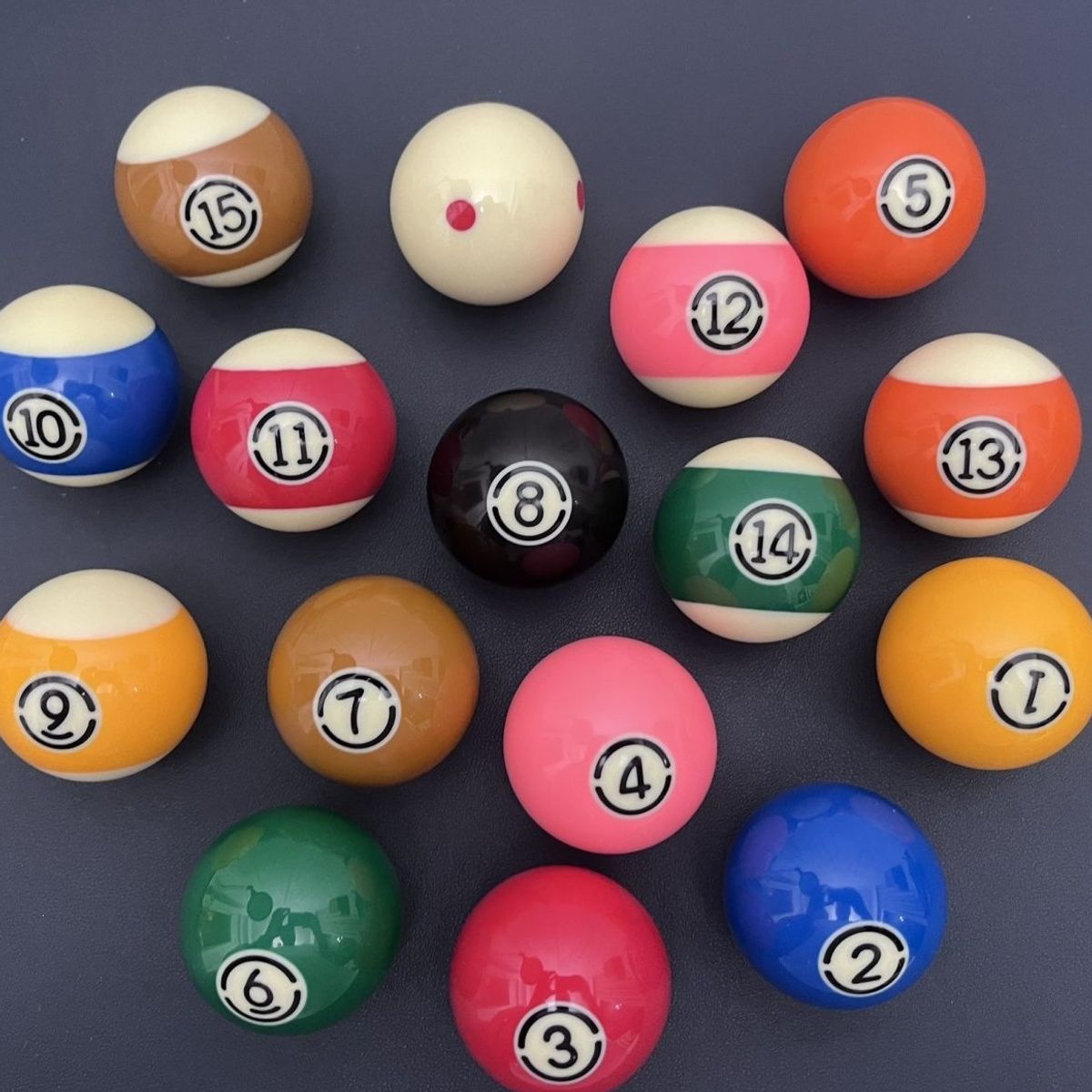 Standard billiards balls (crystal ball, black ball, adult billiards, crystal ball, single ball, sold individually)