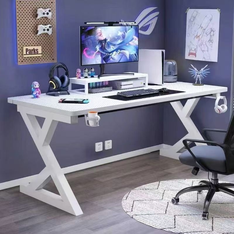 E-sports desk in simple carbon fiber style, computer desk for home study, office, bedroom, desktop carbon fiber style writing desk E-sports desk in simple carbon fiber style, computer desk for home study, office, bedroom, desktop carbon fiber style writing desk