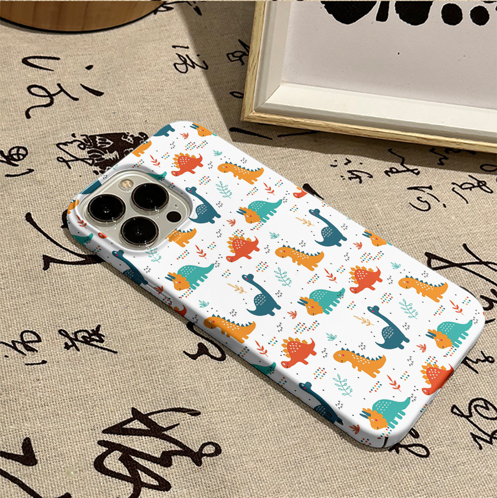 Dinosauro a schermo intero adatto per custodia con pellicola per telefono iPhone 13 Pro 15, creatività Apple 14 promax_voghion.com