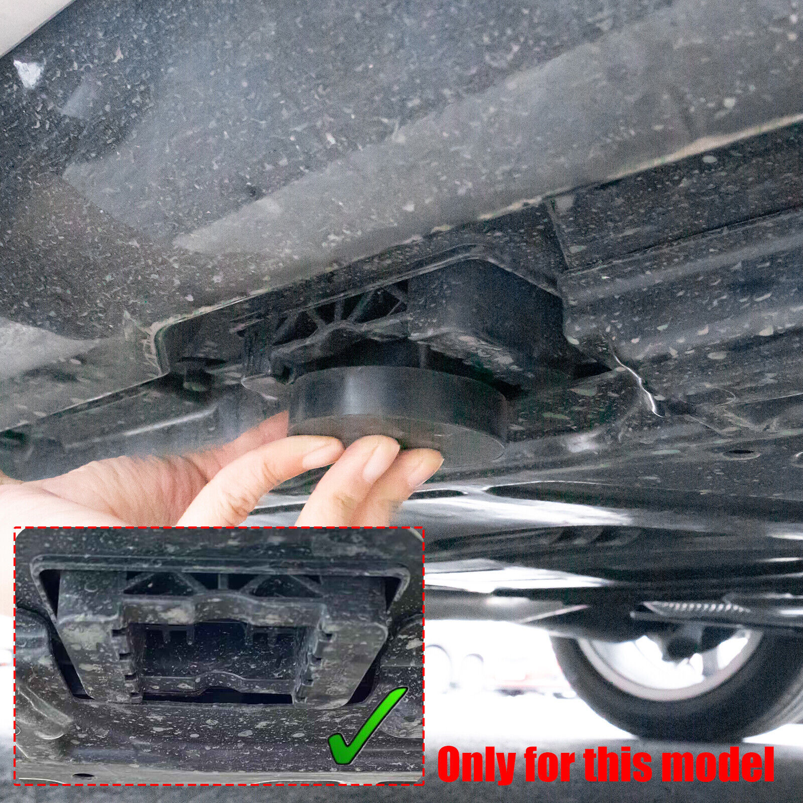 Cross-border e-commerce hot jack lifting pad support block suitable for Mercedes-Benz jack pad shock absorption wear-resistant rubber block