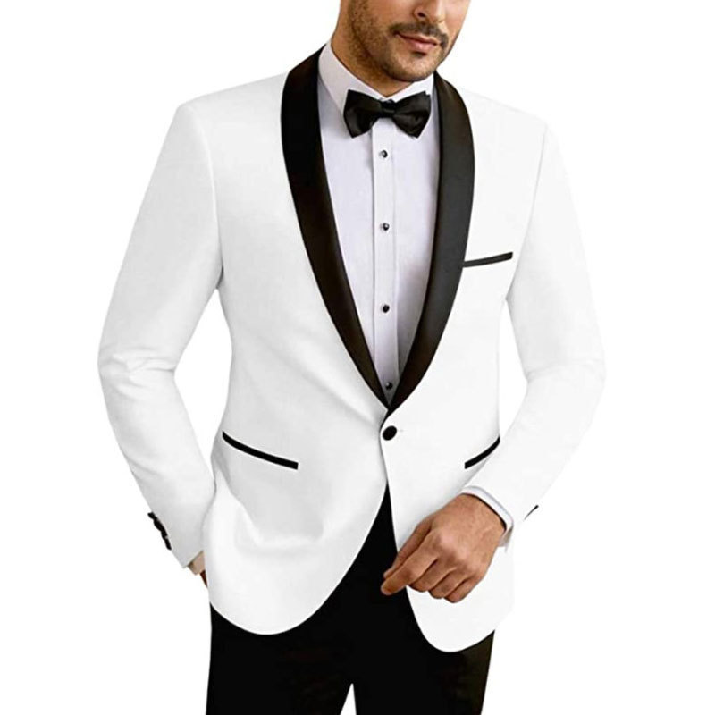 Cross-border New Amazon Men's Single Button Suit Wedding Banquet Groom's Best Man Suit Jacket Slim-fit Korean Style Dress