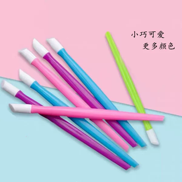 Nail Art Tools Multi-function Sticker Press Pen Decal Phototherapy Nail Picking Skin Push Diamond Straighten Rubber Embossed Stick