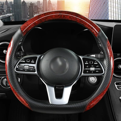 Cover, New Model for All Seasons, Steering wheel cover - d-moruo-red-38cm-remarks-on-size