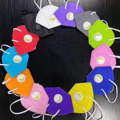 colour KN95 Mask Breathing valve pink Dark grey Fashionable Customizable