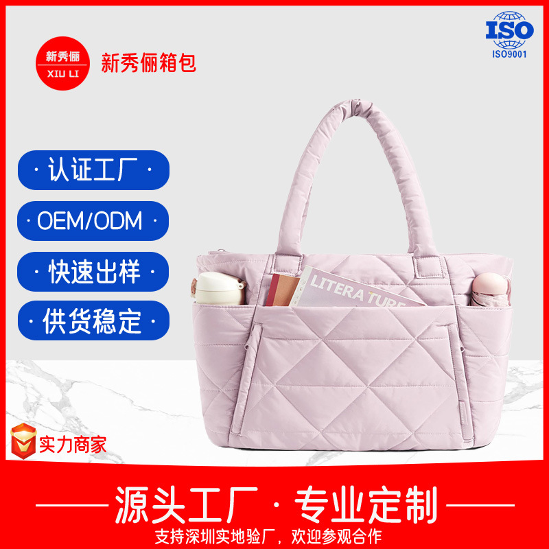 Big one-shoulder bag for traveling for gym with zipper