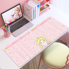 マウスパッド超大型psオフィスショートカット大全パソコンキーボードソフトマットデスクトップパッド女性excel卸売り