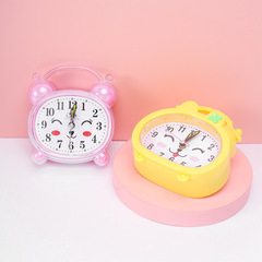 Fashionable student alarm clock, children's cartoon clock, bedside simple Internet celebrity small alarm clock, desk clock, jumping seconds without mute