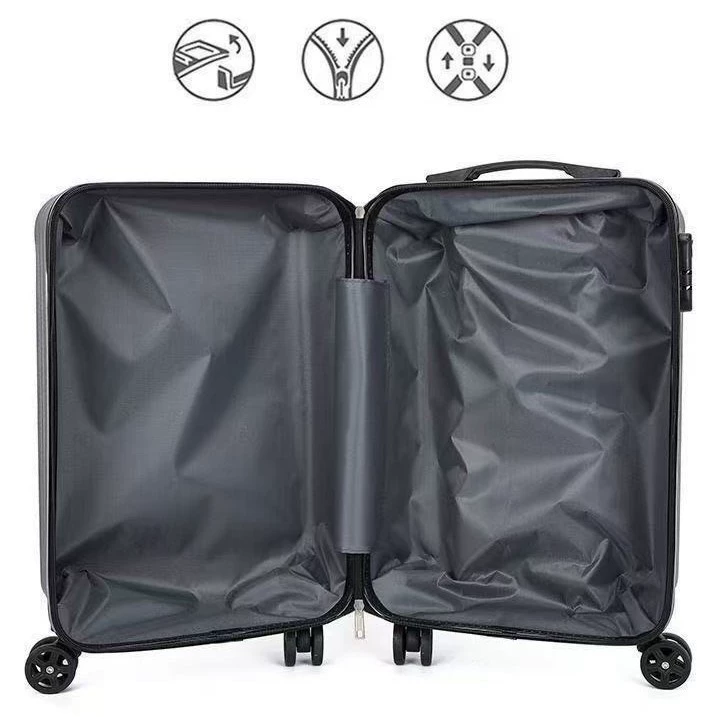 20-inch Carry-On Suitcase, Lightweight Hard Shell, Large Capacity, Multiple Colors
