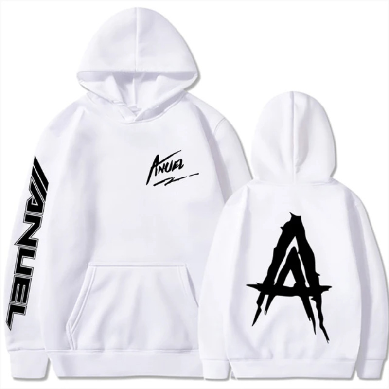 Primavera y Autumn Hooded Anuel AA Real Hasta La Muerte Print