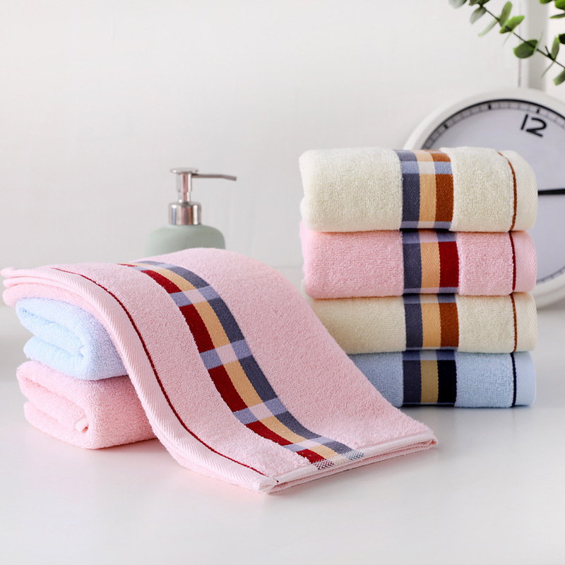 Factory cotton towel individually packaged thickened face towel soft absorbent shopping mall supermarket gift wholesale free shipping