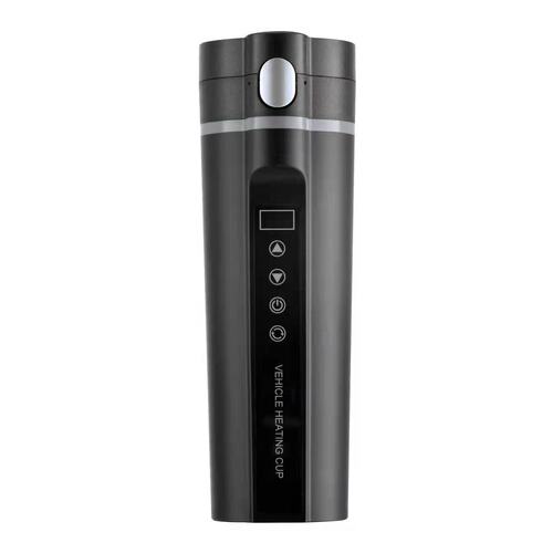  New Smart Car Water Boiling Cup Convenient Car Heated Water Cup Double-layer Vacuum Insulated Cup 450ml