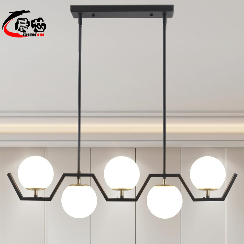American style kitchen island table lamp glass globe dining room modern farmhouse chandelier staircase living room foyer multi-head chandelier