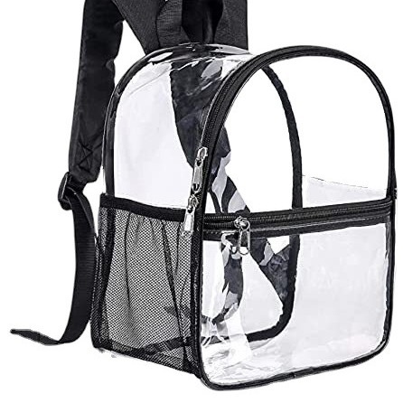 Transparante mini-rugzak met opbergruimte, modieuze draagbare waterdichte PVC-rugzak met grote capaciteit_voghion.com