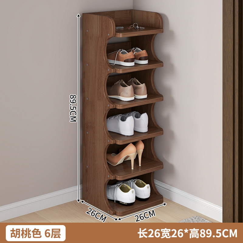 [올원목-월넛색상] 6단 26*26*89.5cm