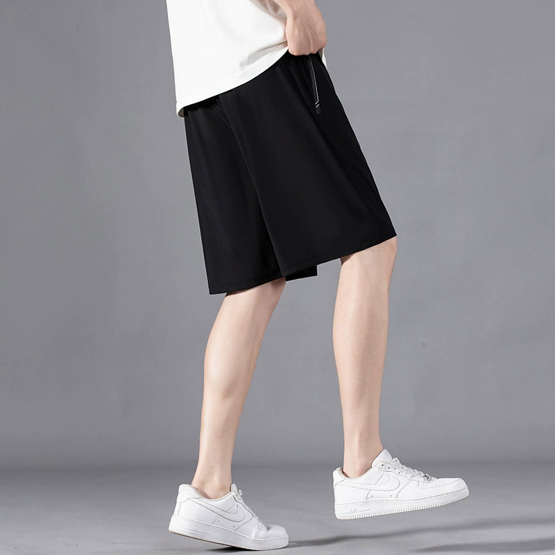 Шорты Мужские летние ледяные шелки носить свободные баскетбольные брюки на улице