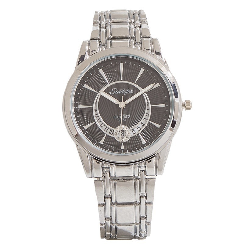 Marca multi-funcional reloj de los hombres al por mayor correa de acero negocio impermeable luminoso reloj de cuarzo de los hombres reloj no mecánico reloj de los hombres