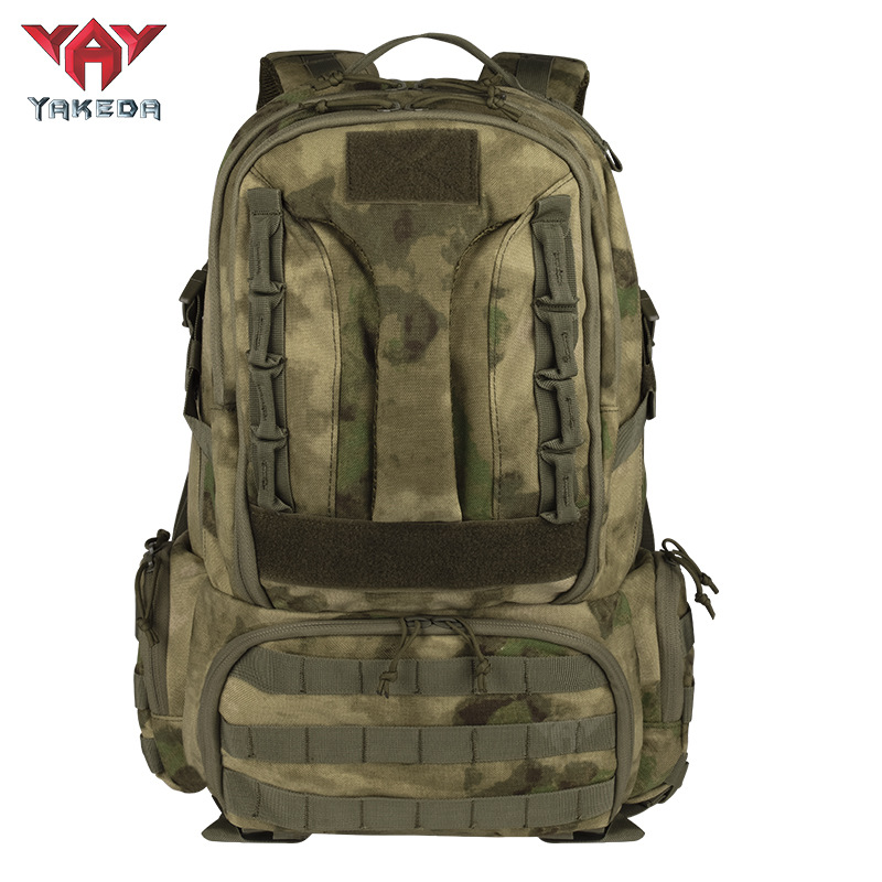 Yakeda mochila de gran capacidad multifuncional mochila táctica camuflaje deportes al aire libre bolso montañismo equipo de camping