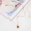 Necklace stainless steel, fashionable accessory, chain for key bag , suitable for import, simple and elegant design