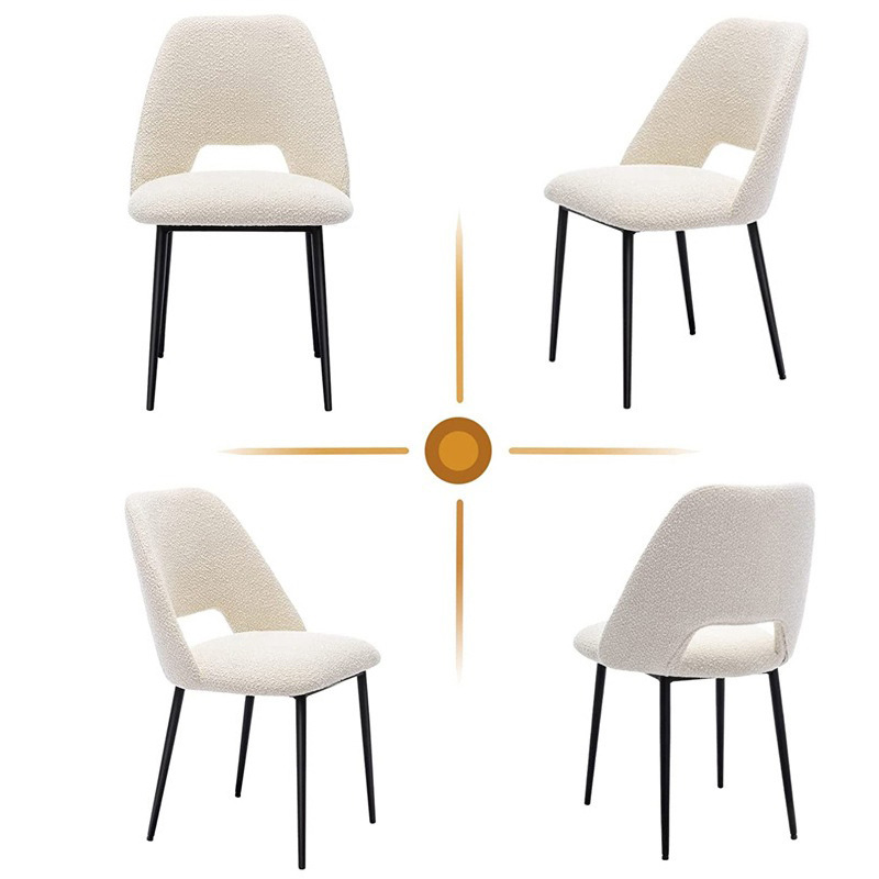 Taburetes lujosos y de alta calidad, sillas de comedor nórdicas modernas y simples, sillas de comedor caseras caseras, sillas de respaldo