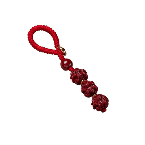 Manufacturer wholesale delivery purple gold sand keychain three-in-one six-in-one zodiac key pendant braided lanyard Taobao