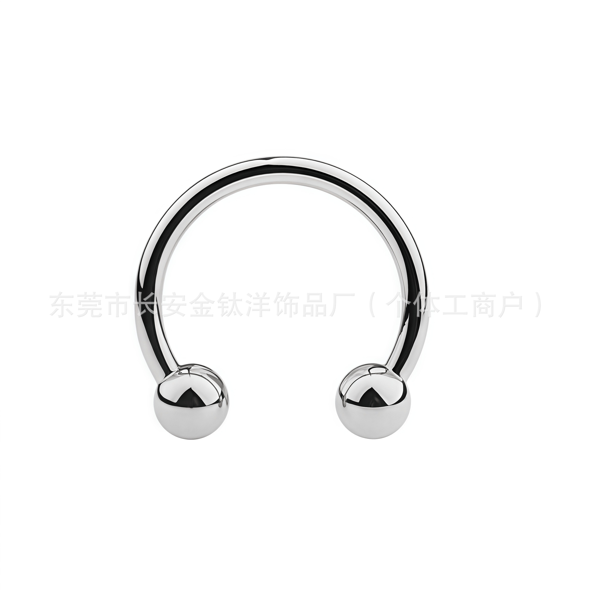 Labret piercing jewelry detail image