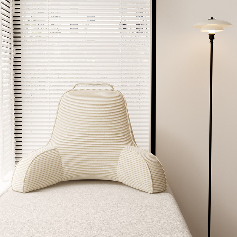 베개 없는 요추 지지대 - 코듀로이 - 오프화이트