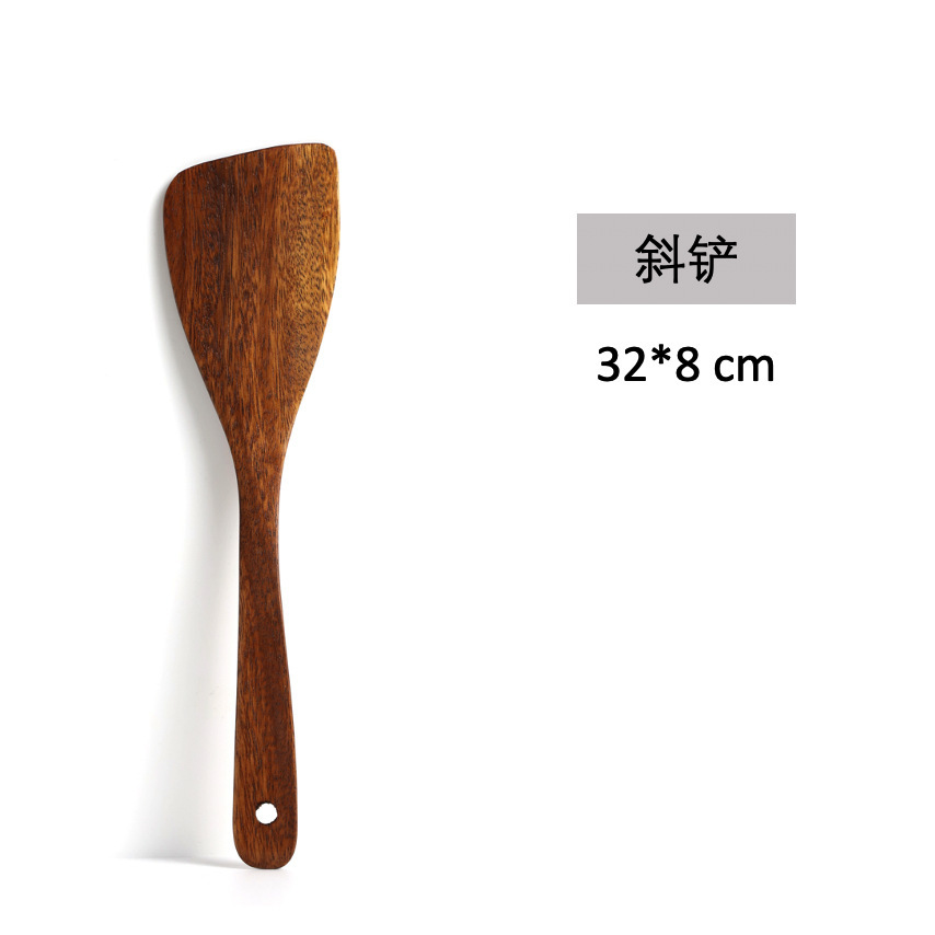 [가정용 요리주걱-경사주걱] 32*8 cm