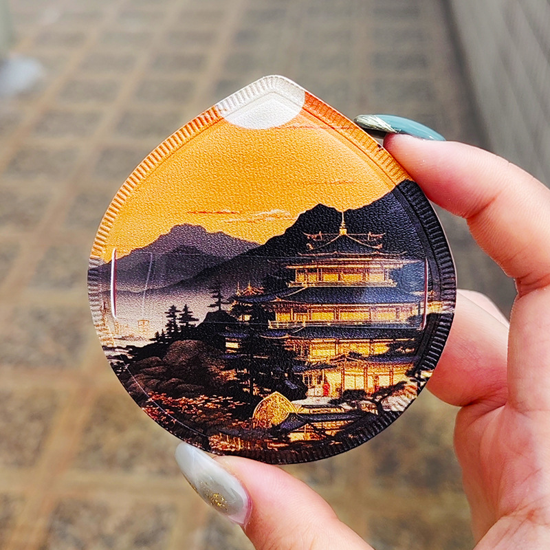 Guofeng gran marshmallow XL seco y húmedo gota de agua de doble uso gran pastel de polvo sensación de aire súper suave no comer polvo líquido base