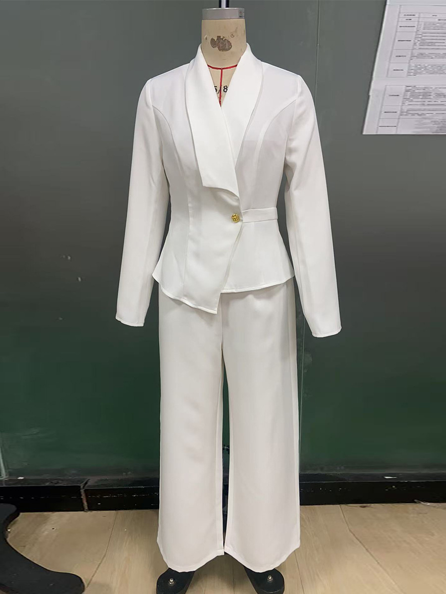 ELLE Rui Chuo 2026 Spring Cross-Border European And American Style Elegant Jacket Casual Long Pants Foreign Trade_ecoleips.com