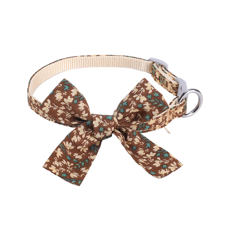 Collar para mascotas de Amazon Botón para gatos Bib Bowknot Collar para mascotas Collar para mascotas Accesorios para mascotas ajustables