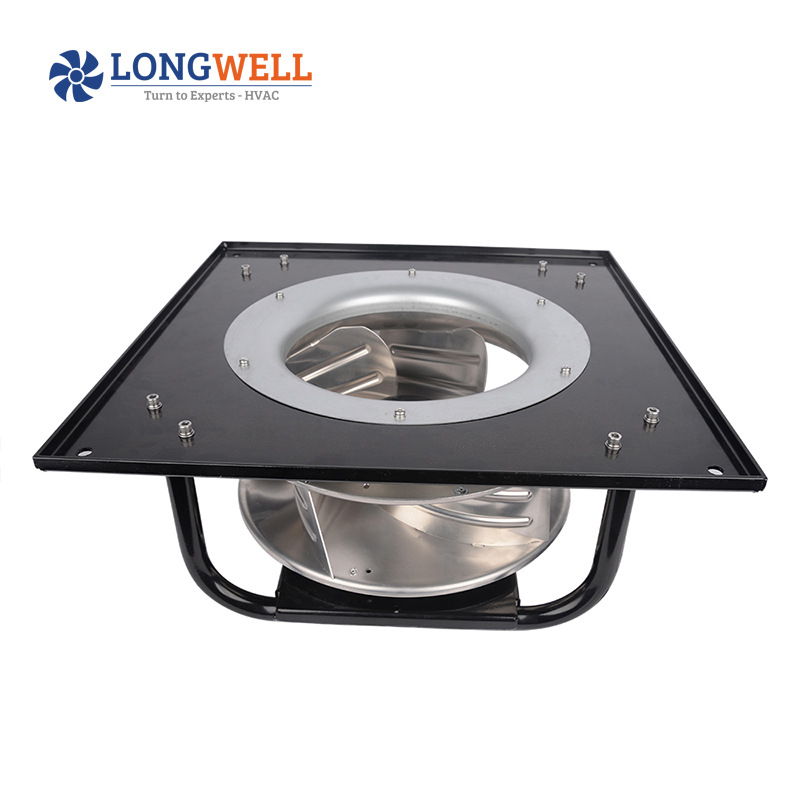 朗伟 450mmEC带支架离心风机 工业轴流风机 防潮排风架冷却风机