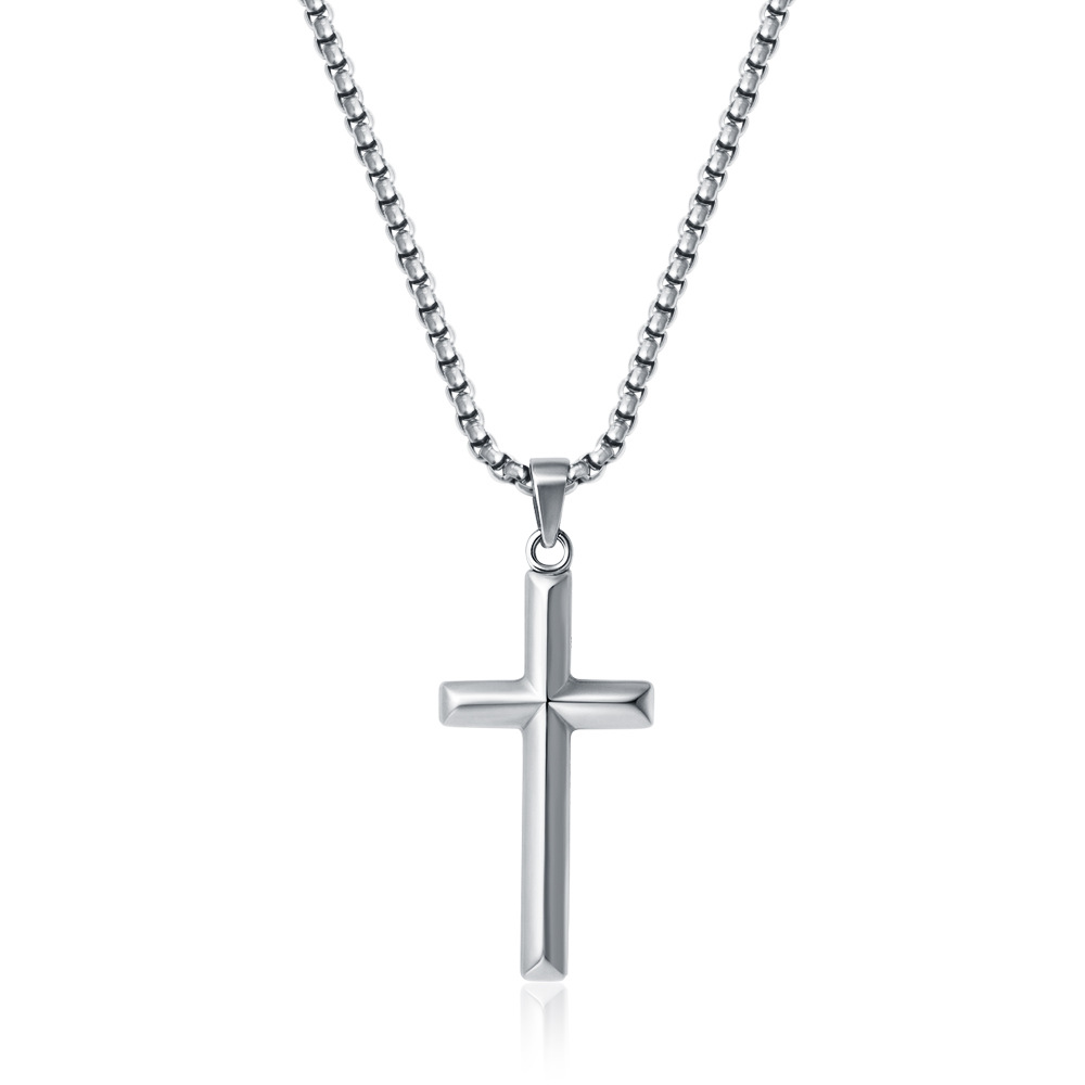 Moda transfronteriza hombre hip hop cool personalidad de colgante de acero inoxidable colgante simple joyas de textura