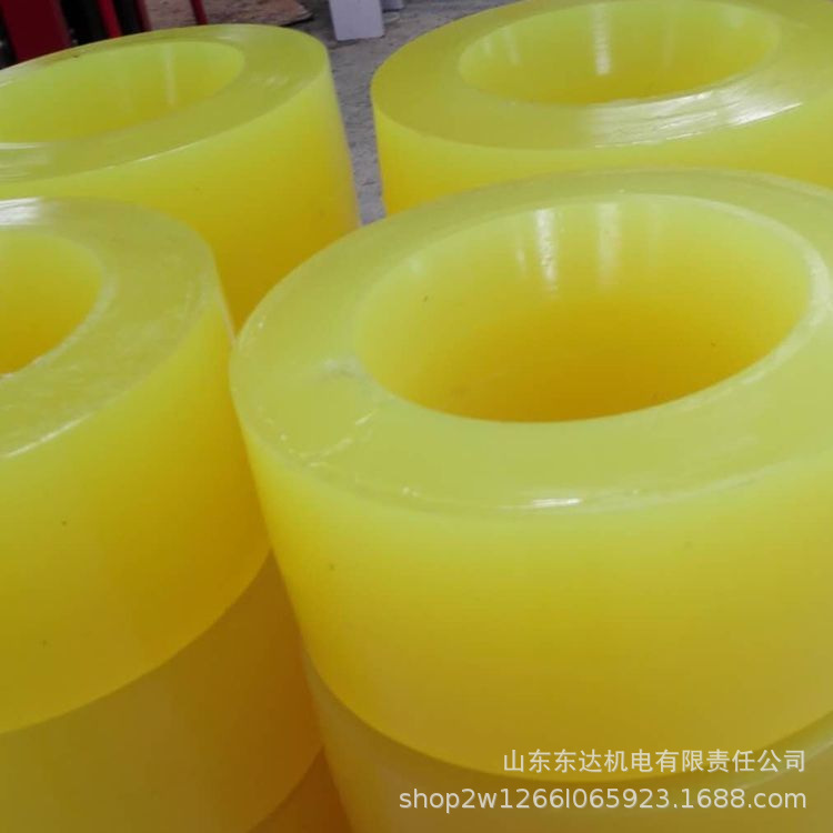 L35罐笼提升导向轮采用聚氨酯轮耐磨耐撕裂 LS35箕斗滚轮罐耳厂家