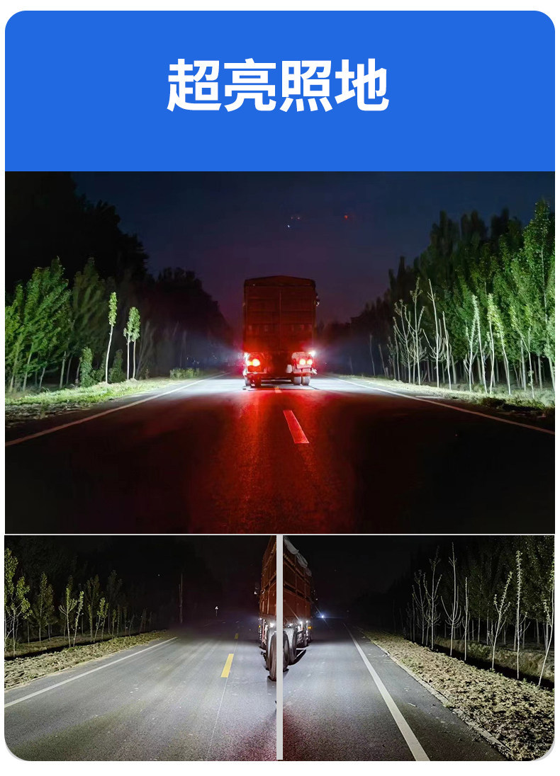 Truck Led Side Lights, Three-Row Ground Lighting, Strong Light Tire Lights, 24V Car Side Lights, Width Indicator Lights, Trailer Waist Lights, Cross-Border Shipping