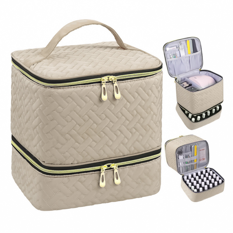 뱀부 패턴 카키 코튼