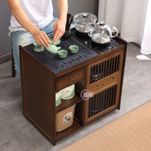 茶水柜带轮烧水一体茶几功夫茶具套装家用移动茶台车小茶桌茶吧机