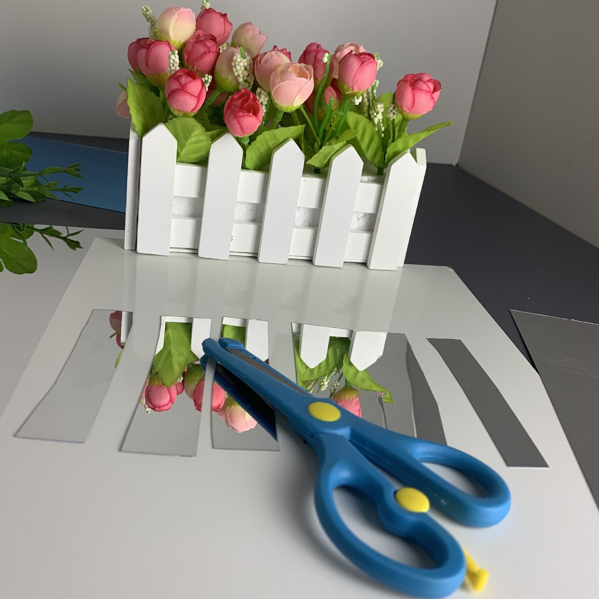 PMMA有机玻璃镜面板 不易碎镜子 塑料PC软镜子万花筒材料软镜片