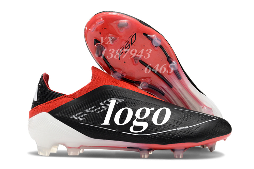 Putian fabricante al por mayor comercio exterior transfronterizo 2024 nuevo estilo X serie F50 zapatos de fútbol profesionales para hombres fg clavo